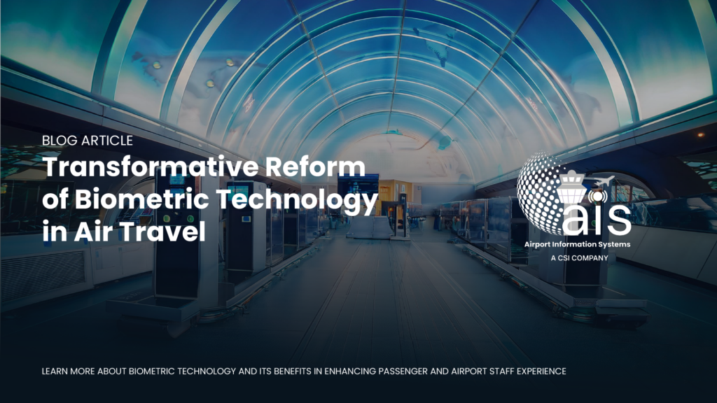 Futuristic Airport wit Biometric Technology and Advanced Systems