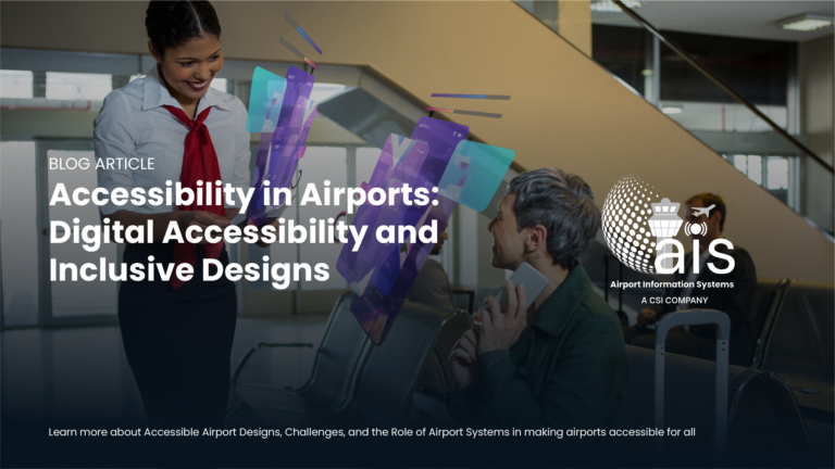 Accessibility in Airports with digital interfaces